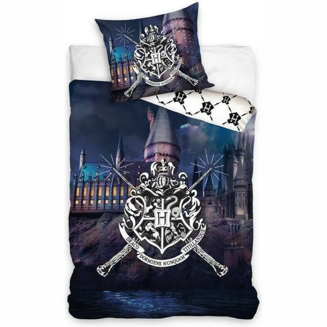 Harry Potter Dekbedovertrek Kasteel 140x200cm Mutli