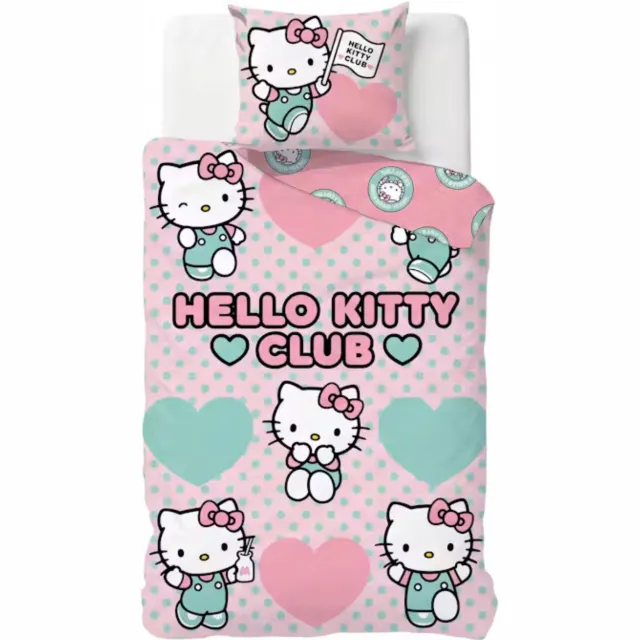 Hello Kitty Dekbedovertrek - Voor de kinderkamer - Roze Meerkleurig