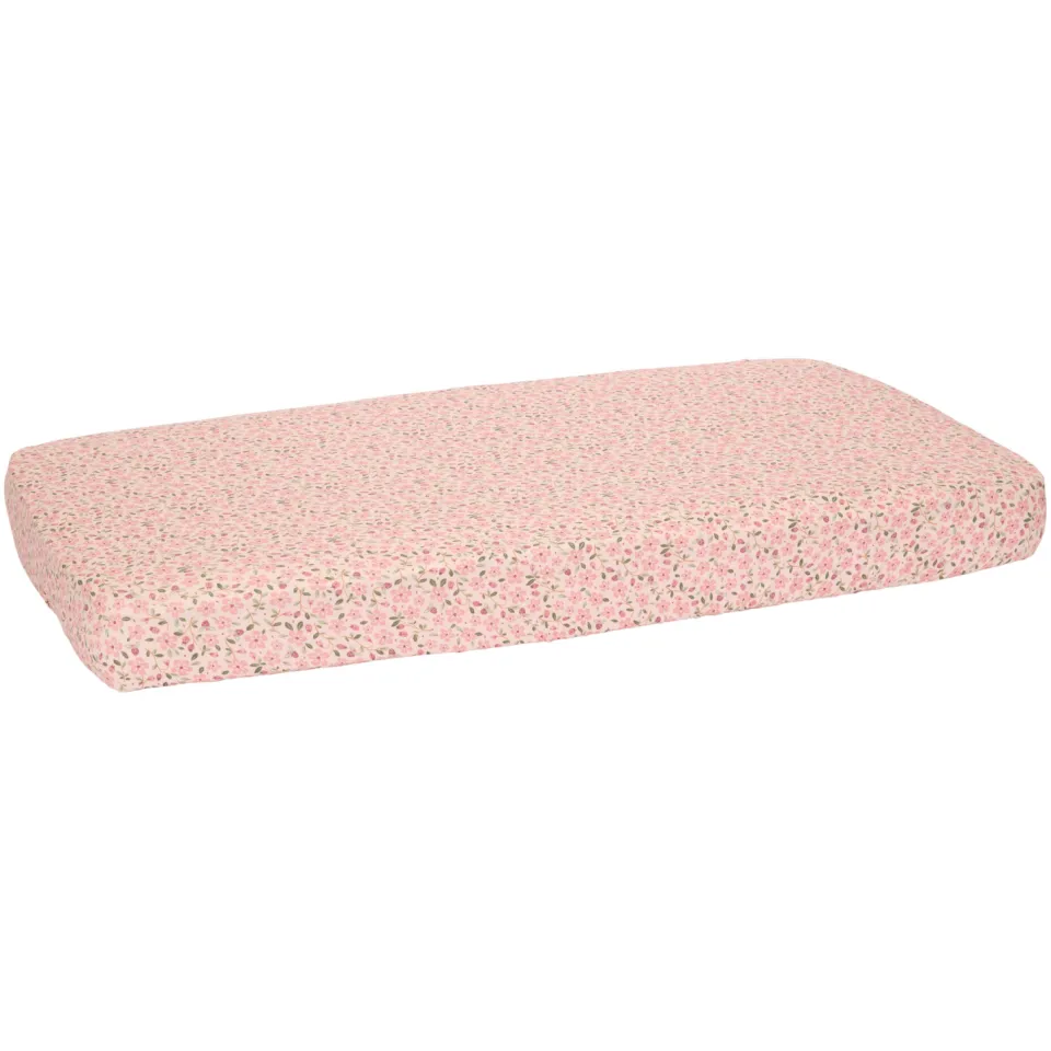 Little Dutch ledikant hoeslaken Fairy Floral Roze/groen