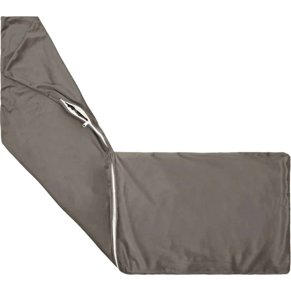 vidaXL Kussensloop 2 st HEERLEN Lichtgrijs 40 x 145 cm fluweel, foto 4