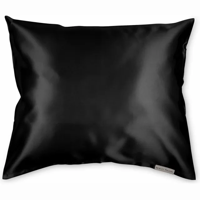Beauty Pillow Satijn Kussensloop - 60 x 70 cm - Zwart Black