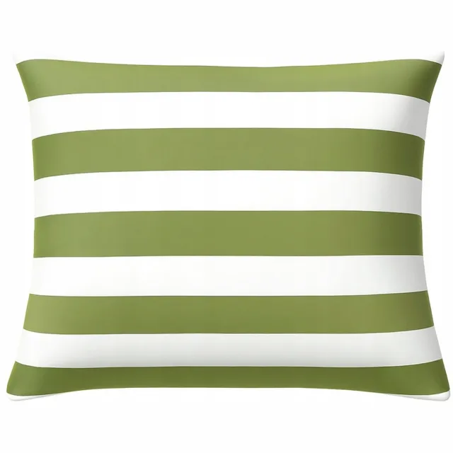 LOZKOHOLICY.PL Dekoratieve Kussensloop Eusebia Home 70x80cm - Groen Gestreept