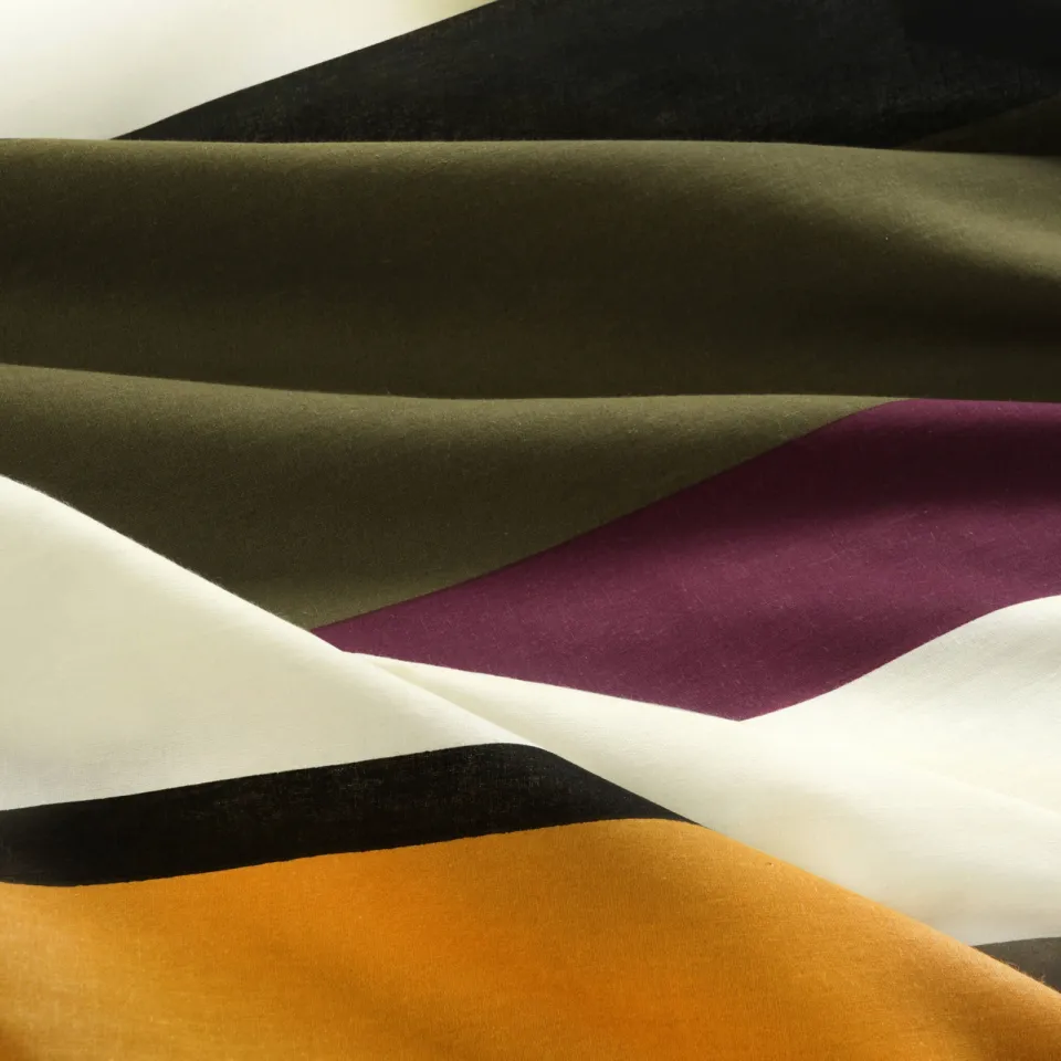 NOUS Living katoenen dekbedovertrek 2-persoons (200x220 cm) groen, foto 7