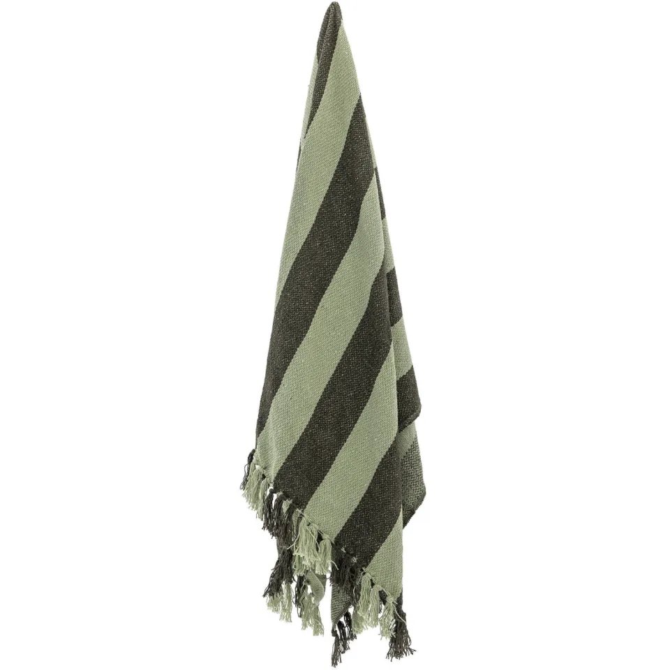 Bloomingville Frello plaid groen, foto 2