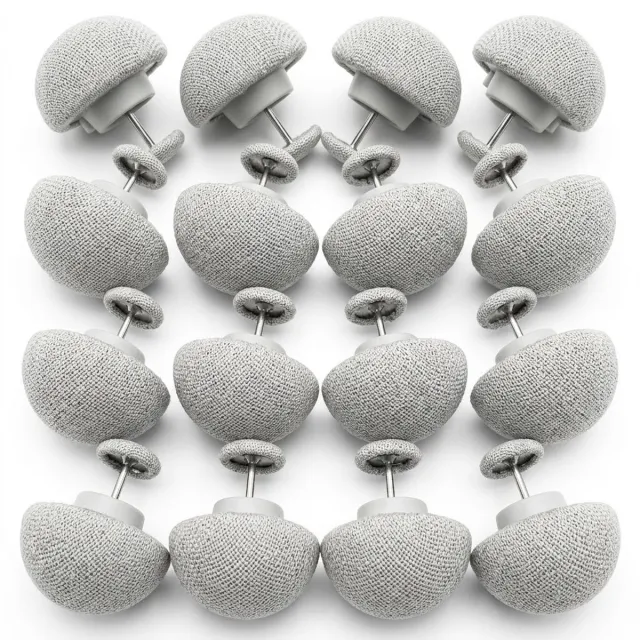 NUVEX Grijze dekbedclips set van 16 stuks – anti slip quilt clips voor dekbed en deken – herbruikbare kunststof dekenklemmen 16pcs grey