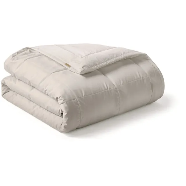 Walra Dekbed zonder overtrek Natural Haze - 200x200cm - 100% percale katoen - Wasbaar dekbed - 4 seizoenen - Bedrukt dekbed - Hoesloos Dekbed Zand