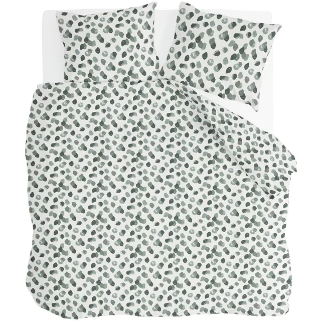 BYRKLUND Dekbedovertrek Spotty Animal - 200x220 - 100% Katoen - Groen