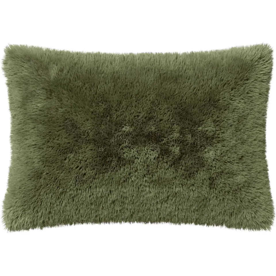 vidaXL Kussensloop 2 st HEERLEN Groen 50 x 70 cm PV Fleece