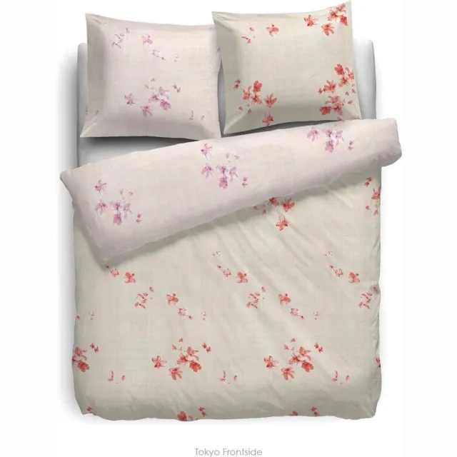 Heckettlane HNL Velvet Touch Tokyo Dekbedovertrek - 135x200 + 80x80 cm - Lila