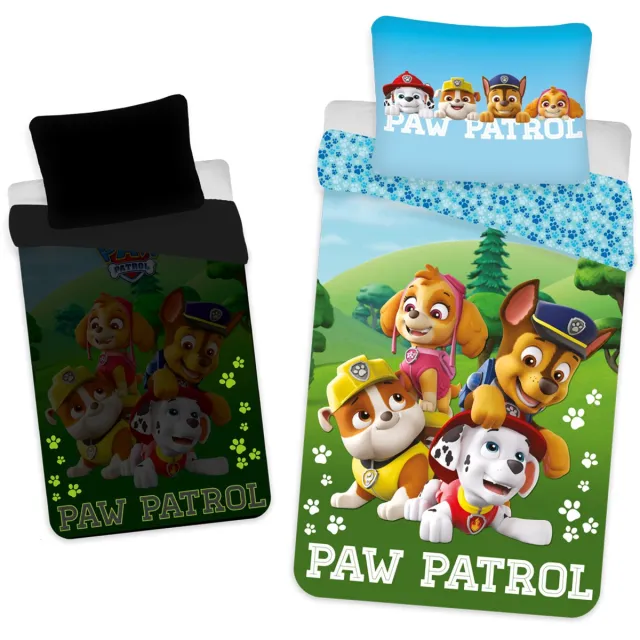 PAW Patrol Dekbedovertrek Glow in the Dark - Eenpersoons - 140 x 200 cm - Katoen Multi