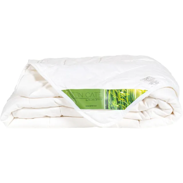 Ten Cate Bamboe Zomerdekbed - 240x220 cm - Bamboe Vulling - Verkoelend - Ademend - Vochtregulerend Wit