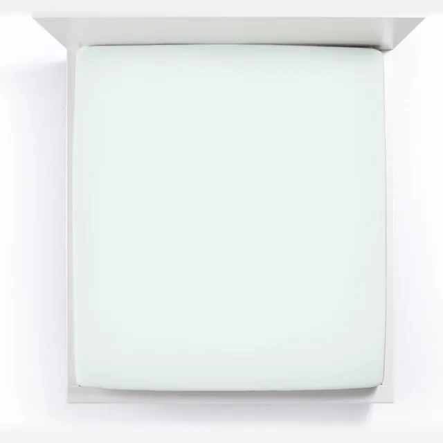 Bella Donna Jersey La Piccola Topperhoeslaken 90x190-200 cm pastelgroen-0629