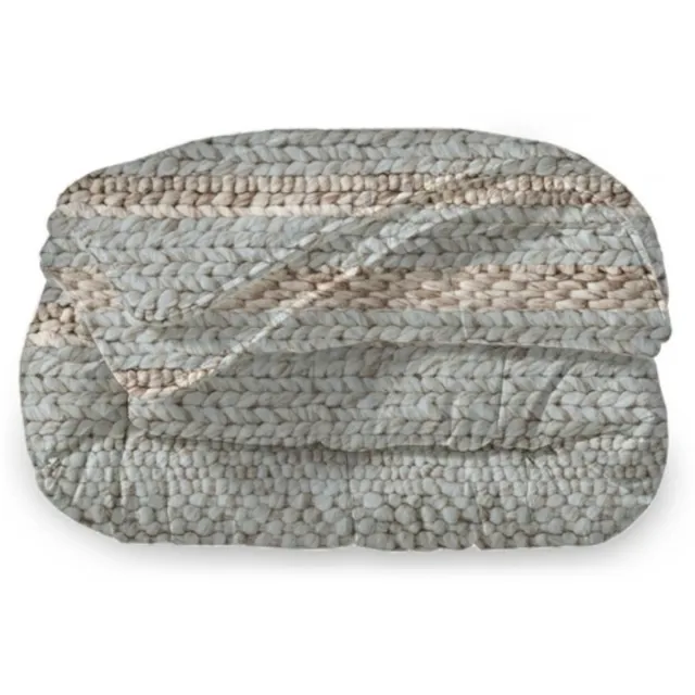 Beau Maison Dekbed Zonder Overtrek 200x200 cm - Toffy - Easy Dekbed - Warmteklasse 2 Creme en Blauw