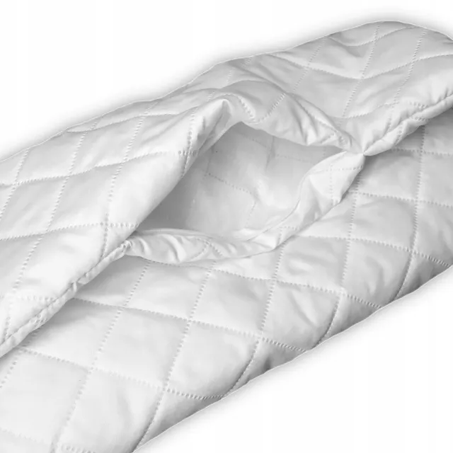 GRE-MAX Merkloze Gevulde Kussensloop 70x80cm - Gewatteerd met Rits wit