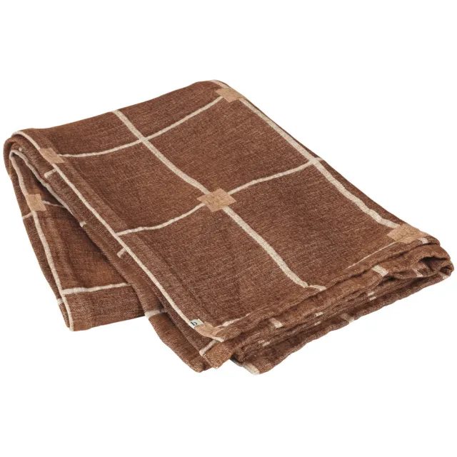 Broste Copenhagen TILA plaid bruin