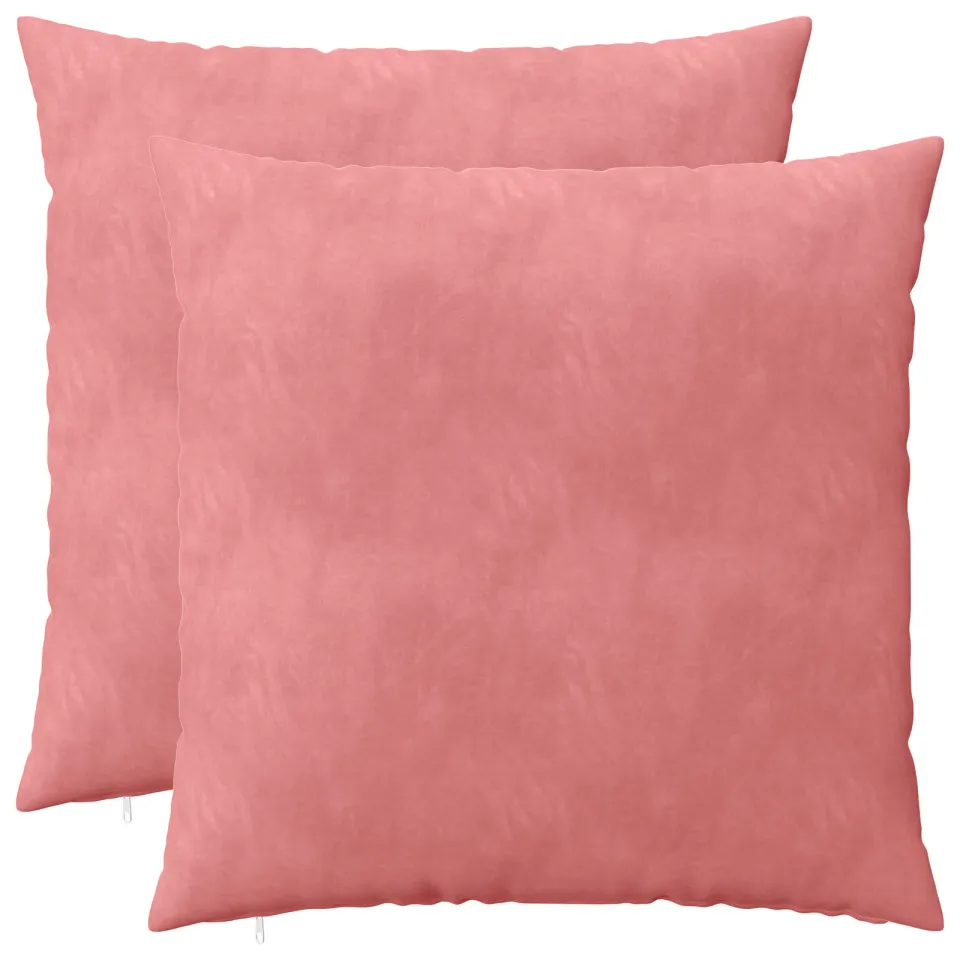 vidaXL Kussensloop 2 st HEERLEN Roze 65 x 65 cm fluweel, foto 3