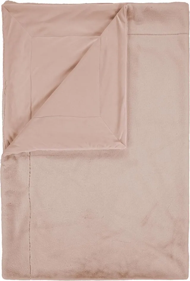 Essenza Furry Plaid Rose - 150x200 cm