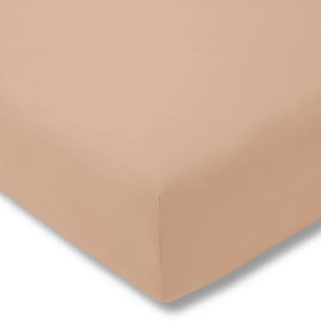 Estella Jersey Hoeslaken 100x200 cm - Sahara