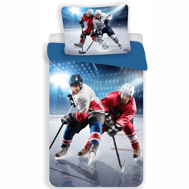 Sweet Home Dekbedovertrek IJshockey - Eenpersoons - 140 x 200 cm - Polyester Multi