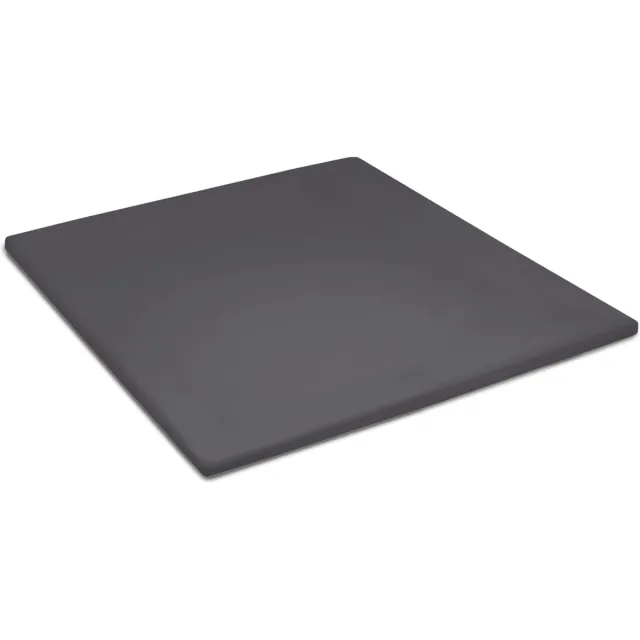 Damai Organic - Topper hoeslaken - tot 15 cm matrashoogte - Bio satijn - 80x200 cm - Antraciet Anthracite