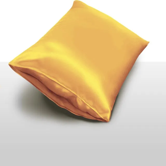 inSilk Zijden Kussensloop Goud 60 X 70 cm - 100% Moerbei Zijde Licht Goud