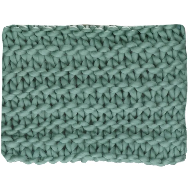 Pomax NITTU plaid groen Blauw