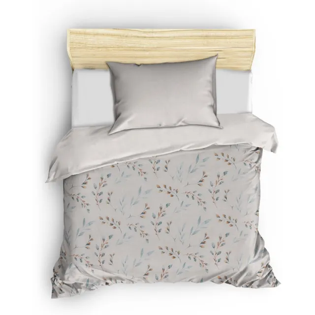 L'essentiel Maison Asir - Dekbedovertrekset - Mintgroen en Wit - 135 x 200 cm Munt