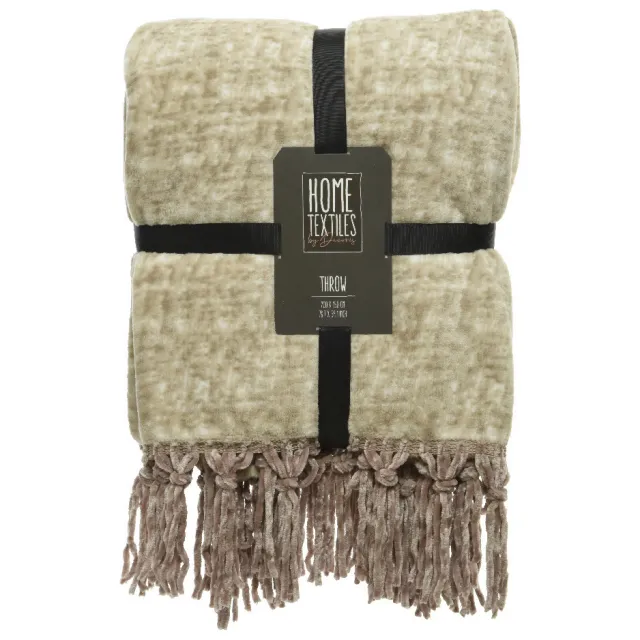 Decoris Augustin plaid beige