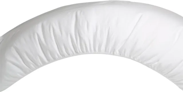 Jeannette Vite Tencel Hoeslaken Matrasbeschermer Exclusief - Silk Heaven - 210cm lang x 80cm breed Wit