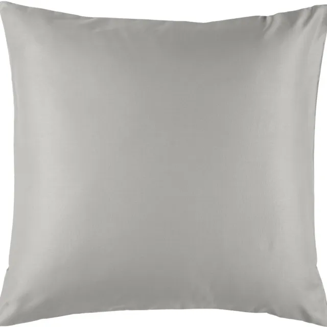 De Witte Lietaer Kussensloop Olivia Dove - 63 x 63 cm - Grijs - Katoen Satijn