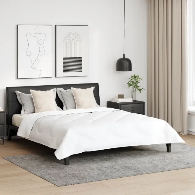 vidaXL Hoofdkussen 2 st 50 x 50 cm Katoen Wit