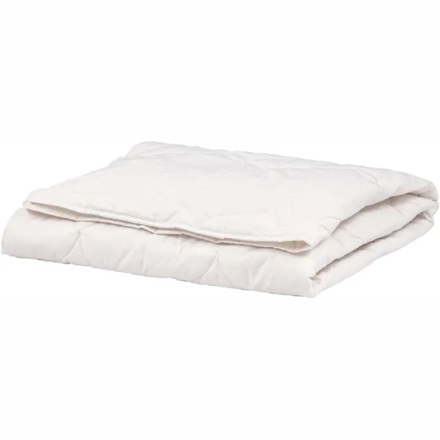 Vitality Pur Katoenen Zomerdekbed - 140x220 - Eenpersoons – 100% Natuurlijk – Ademend & Vochtregulerend – Dun & Lichtgewicht – Perfect Voor Warme Nachten Wit