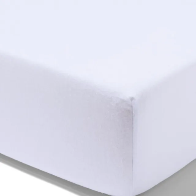 HEMA Hoeslaken flanel wit (wit)