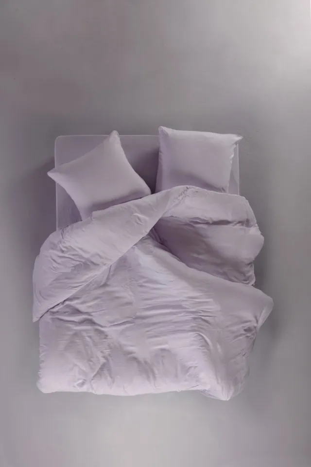 Casilin Strijkvrij Dekbedovertrek Tencel Satijn - 240x220 - Inclusief 2 Bijhorende Kussenslopen - 2 Persoons - 100% TENCEL™ Lyocel - Lila
