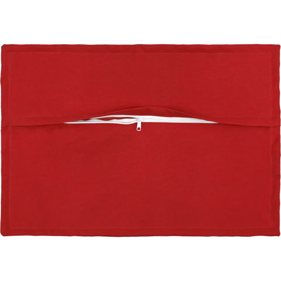 vidaXL Kussensloop 2 st HOUTEN Rood 50 x 80 cm Faux Linnen, foto 4