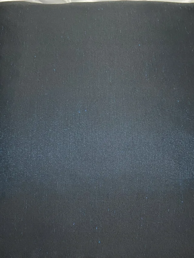 firanykraśnik Decoratieve Kussenhoes Zwart met Blauwe Draad 40x40 cm Vierkant