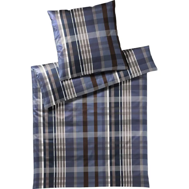 Joop! Checks 4098 Ocean Dekbedovertrek Set 155x220cm