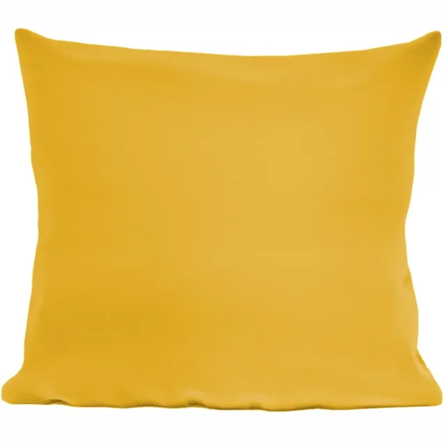 Spod Igły i Nitki Mosterdgele satijnen kussensloop 70x80 cm met rits Mosterdgeel