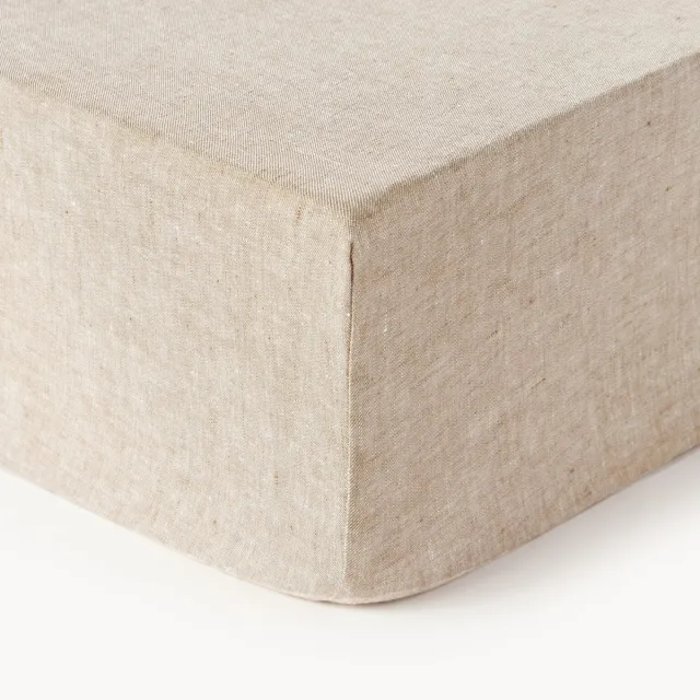 Westwing Collection Hoeslaken Linna, linnen Beige