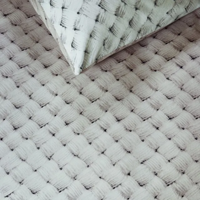 Riviera Maison Rivièra Maison Woven Wool kussensloop - Naturel - 60 x 70 cm
