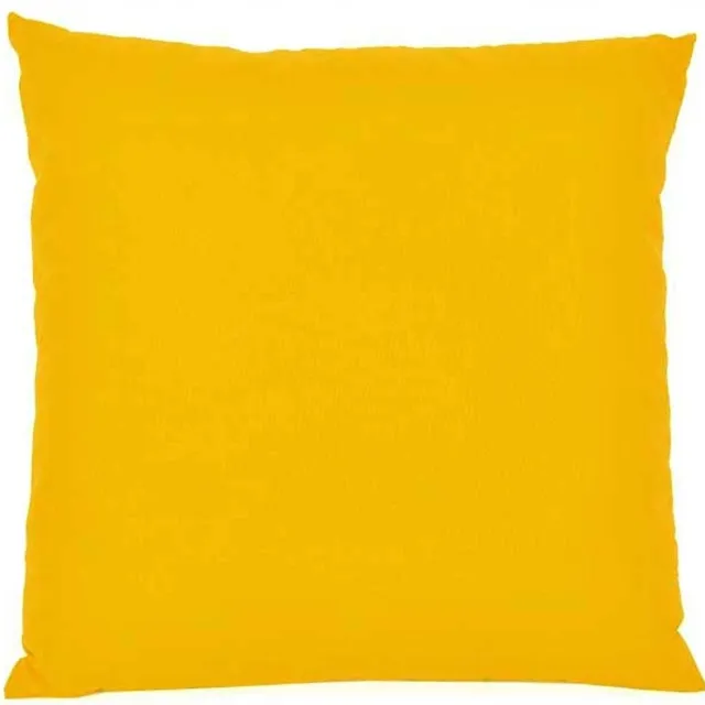 FPH Świat Natalii Katoenen Kussensloop 35x35 cm - Zonnig Geel