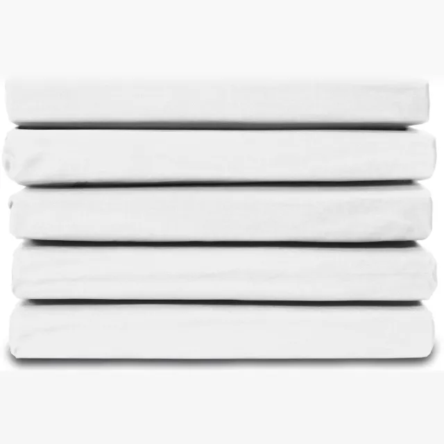 Ten Cate Hoeslaken - Hoeslaken 140 x 200 - Katoensatijn - Hoeslakens - Geschikt voor boxspring en matras - Hoekhoogte 35cm - Elastiek Rondom - Strijkvrij - Wit