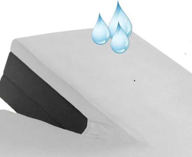 Home bedding Waterdicht Splittopper Hosekaen Badstof-160x200cm-Wit