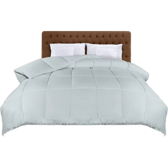 Solacis Dekbed zonder overtrek en wasbaar - Hoesloos - Dekbed - Zonder hoes - Wasbaar - Must have! lichtgrijs