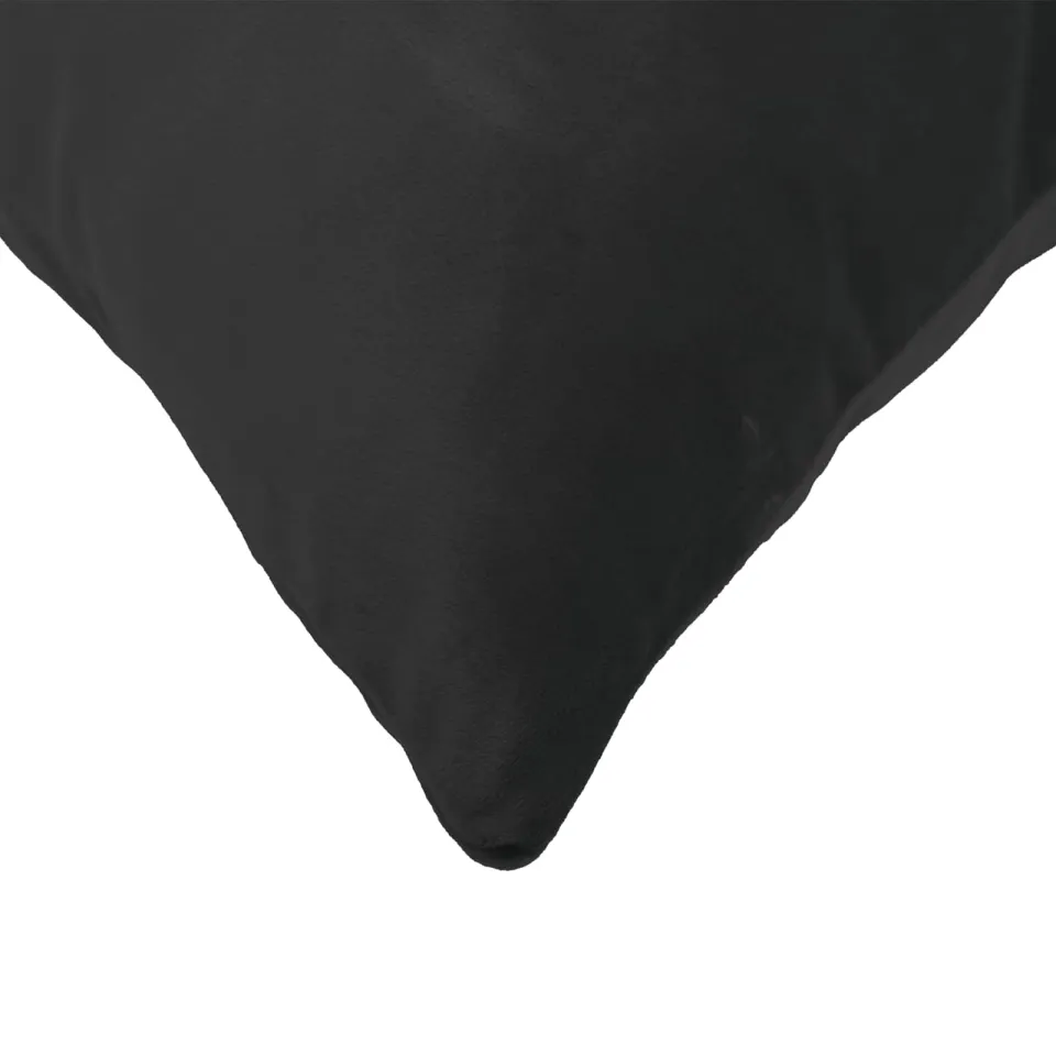 vidaXL Kussensloop HEERLEN Zwart 40 x 145 cm fluweel, foto 4