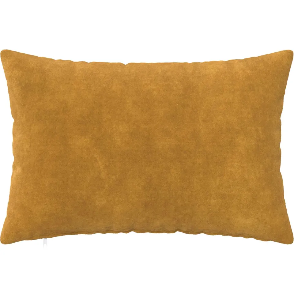vidaXL Kussensloop 2 st HEERLEN Geel 50 x 80 cm Microfiber Fleece, foto 2
