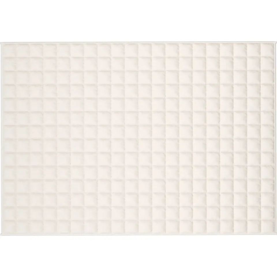 vidaXL Verzwaringsdeken 137x200 cm 10 kg stof lichtcrèmekleurig