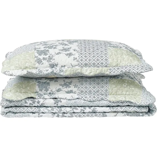 Lavandoux Kussenslopen - Sea Breeze - 60x70 - Blauw - Set van 2