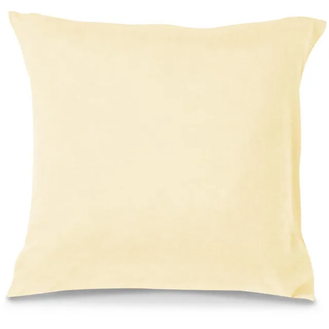 Matex Kussensloop - Jersey - 40x40 cm - Rits Beige