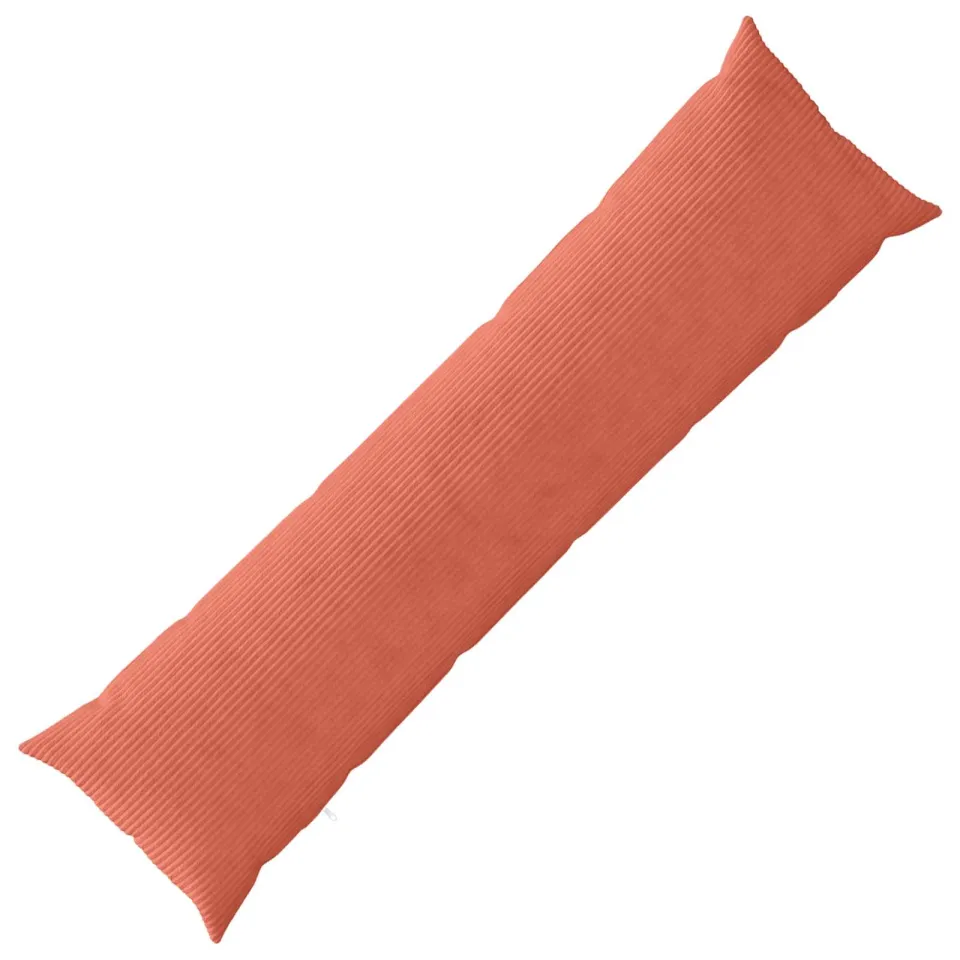 vidaXL Kussensloop HEERLEN Rood-oranje 40 x 145 cm corduroy, foto 3